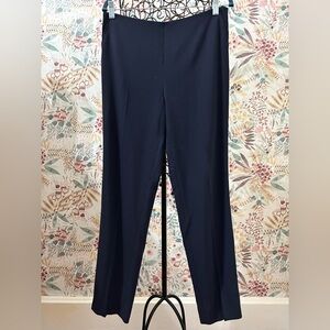 Purple Label Ralph Lauren Women’s Luxury Italian Slacks Wool | Silk Blend Navy 6
